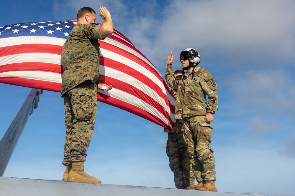 U.S. Army Sgt. Abdoo Reenlists
