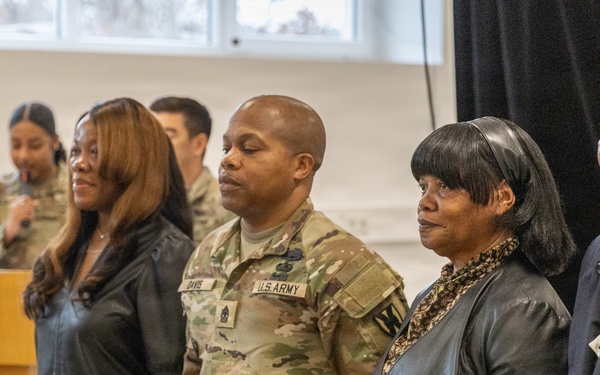 Sgt. Maj. Davis laterally promotes to command sergeant major