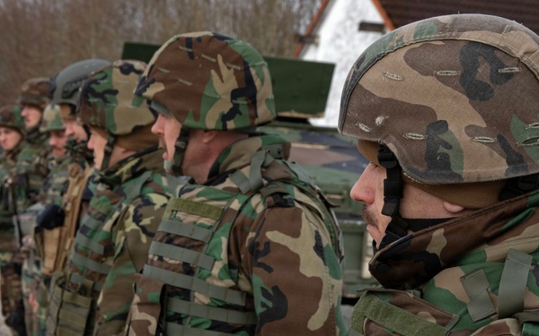 U.S. Army 702nd Ordnance Company (EOD) and Moldova Armed Forces conduct combined explosive hazard clearance during JMRC 2026