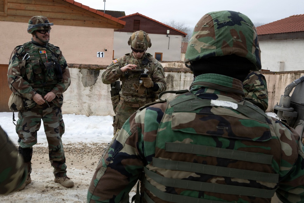 U.S. Army 702nd Ordnance Company (EOD) and Moldova Armed Forces conduct combined explosive hazard clearance during JMRC 2026
