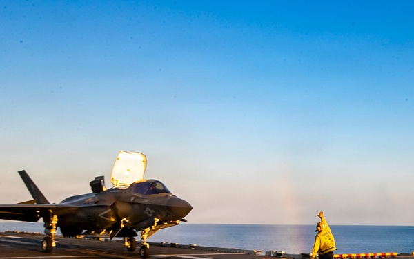 USS Tripoli Conducts Flight Operations