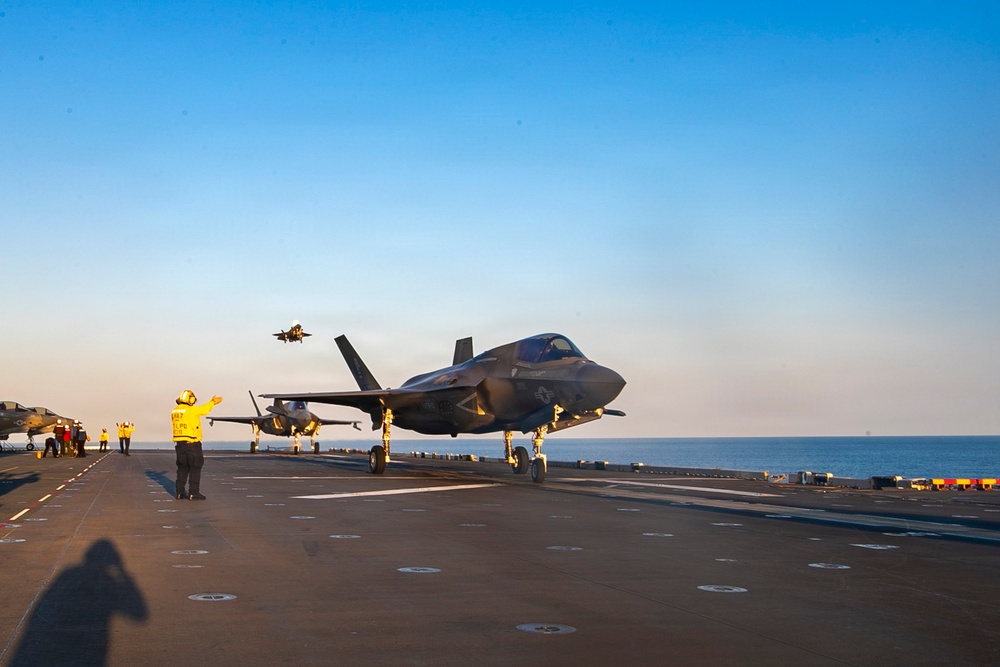 USS Tripoli Conducts Flight Operations