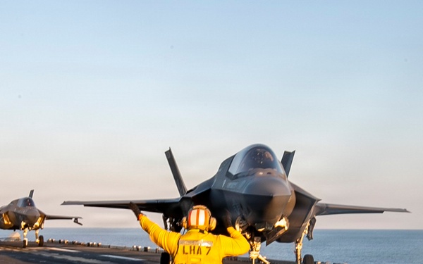 USS Tripoli Conducts Flight Operations