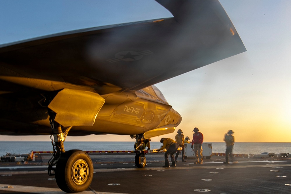 USS Tripoli Conducts Flight Operations