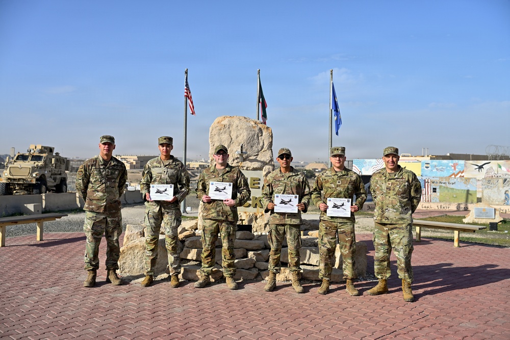 386th Air Expeditionary Wing Members Recognized for Volunteer Service