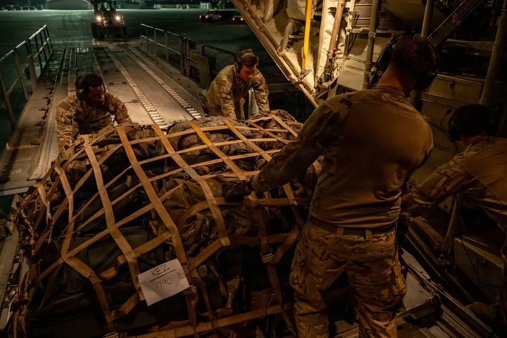 61st Expeditionary Airlift Squadron conducts airlift mission