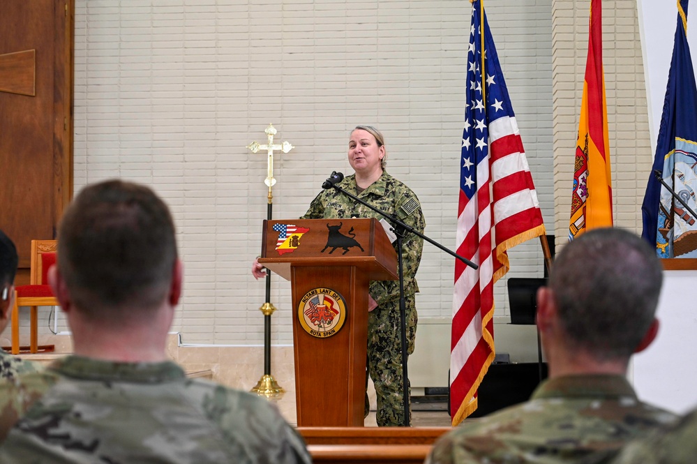 NCTAMS Lant Det Rota Change of Charge Ceremony