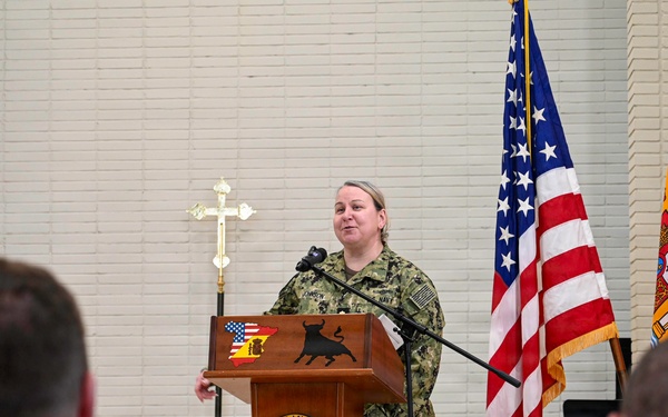 NCTAMS Lant Det Rota Change of Charge Ceremony