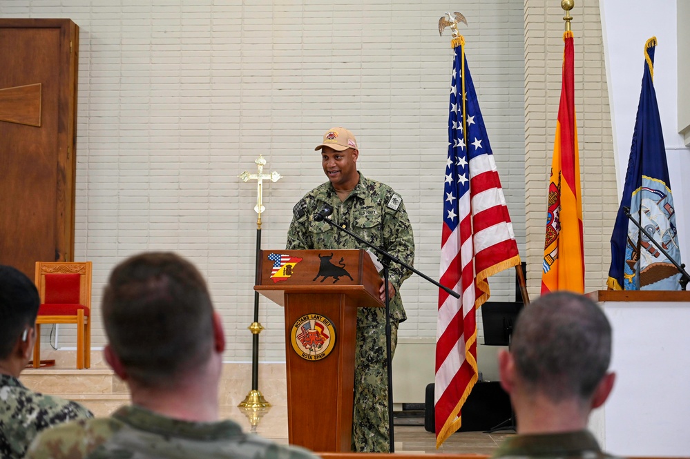 NCTAMS Lant Det Rota Change of Charge Ceremony