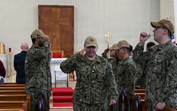 NCTAMS Lant Det Rota Change of Charge Ceremony