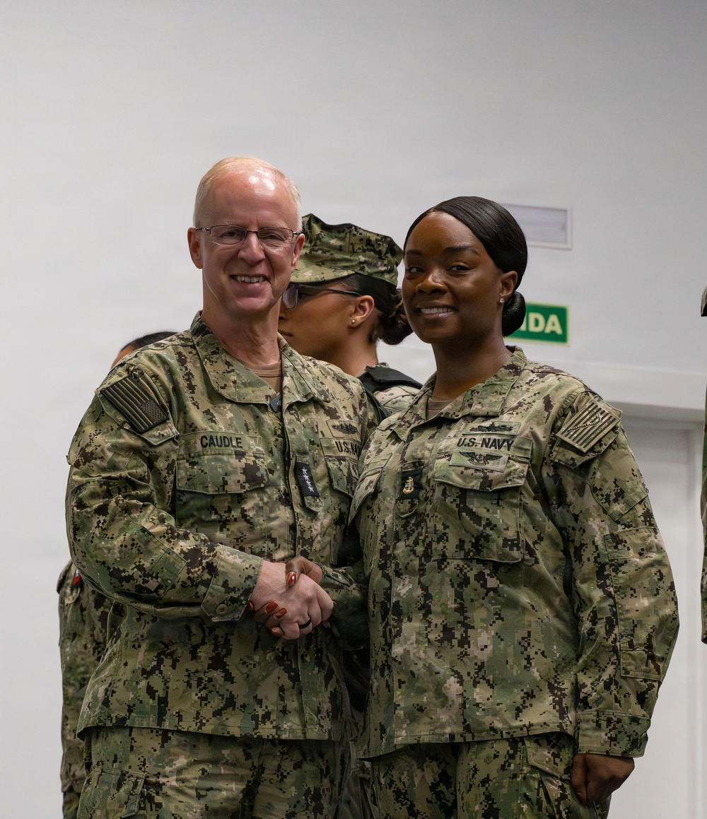 Chief of Naval Operations Adm. Daryl Caudle Visits NAVSTA Rota
