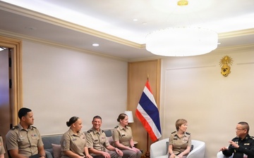 Delegations from U.S. Army Medical Research and Development Command and Walter Reed Army Institute of Research on the occasion of paying respect to the Army Medical Department at the Army Medical Department Command