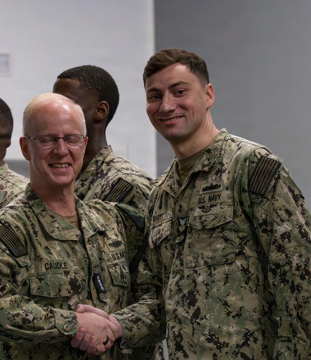 Chief of Naval Operations Adm. Daryl Caudle Visits NAVSTA Rota