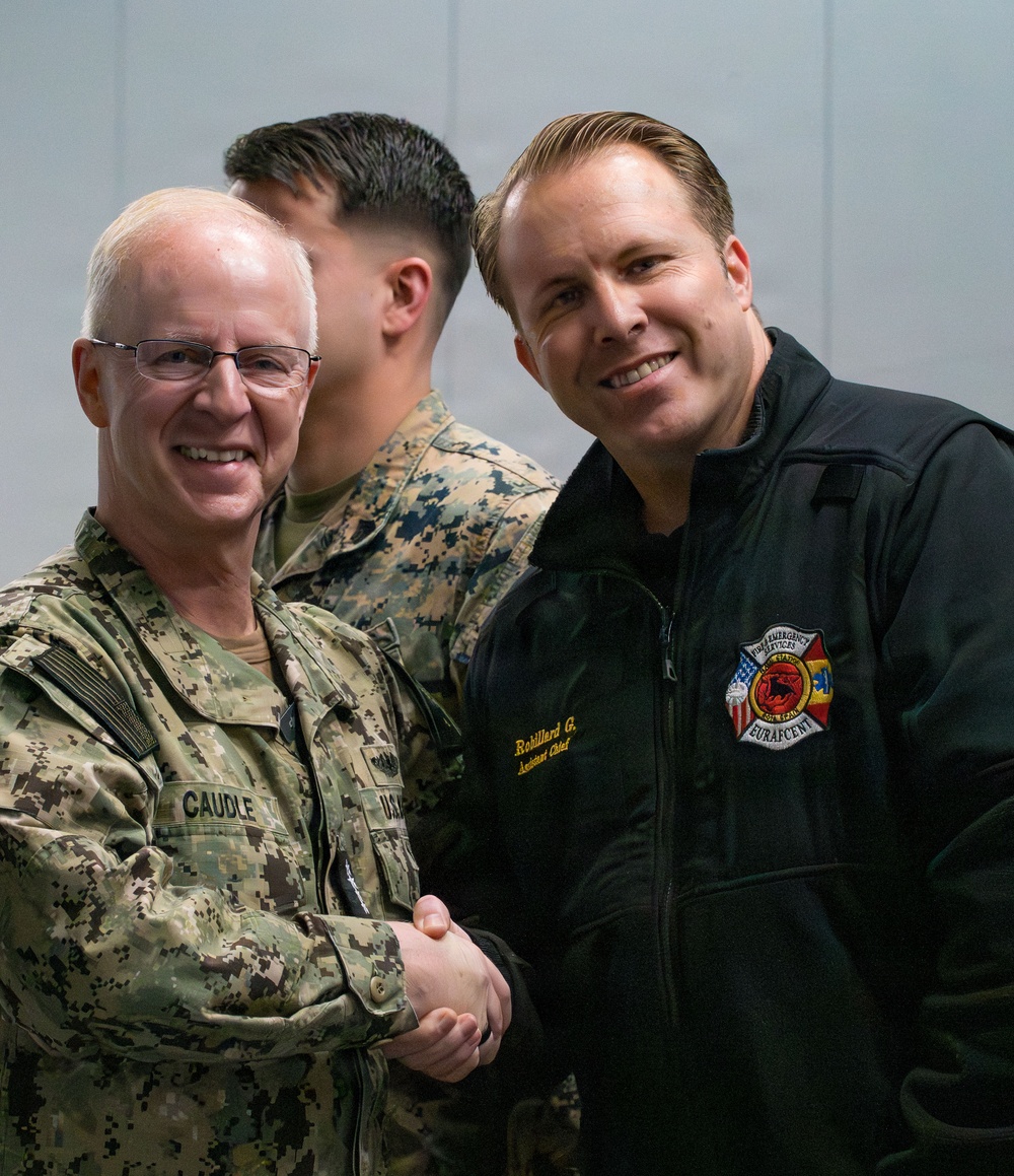 Chief of Naval Operations Adm. Daryl Caudle Visits NAVSTA Rota