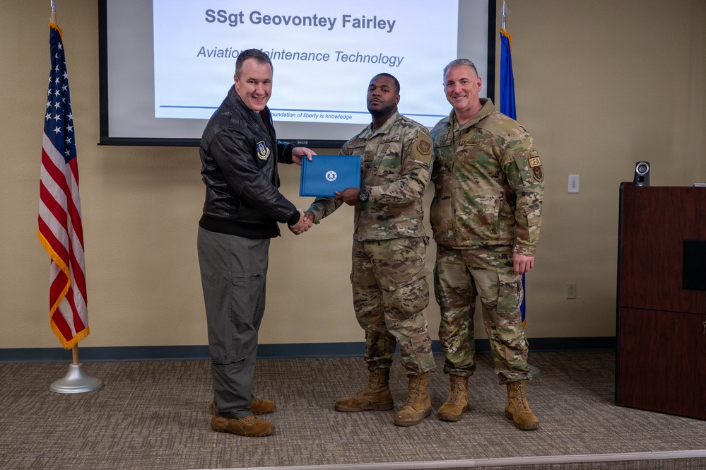 403rd Wing Airmen earn CCAF degrees