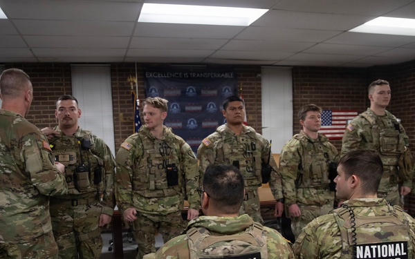 Indiana National Guardsmen Recognized for their Efforts