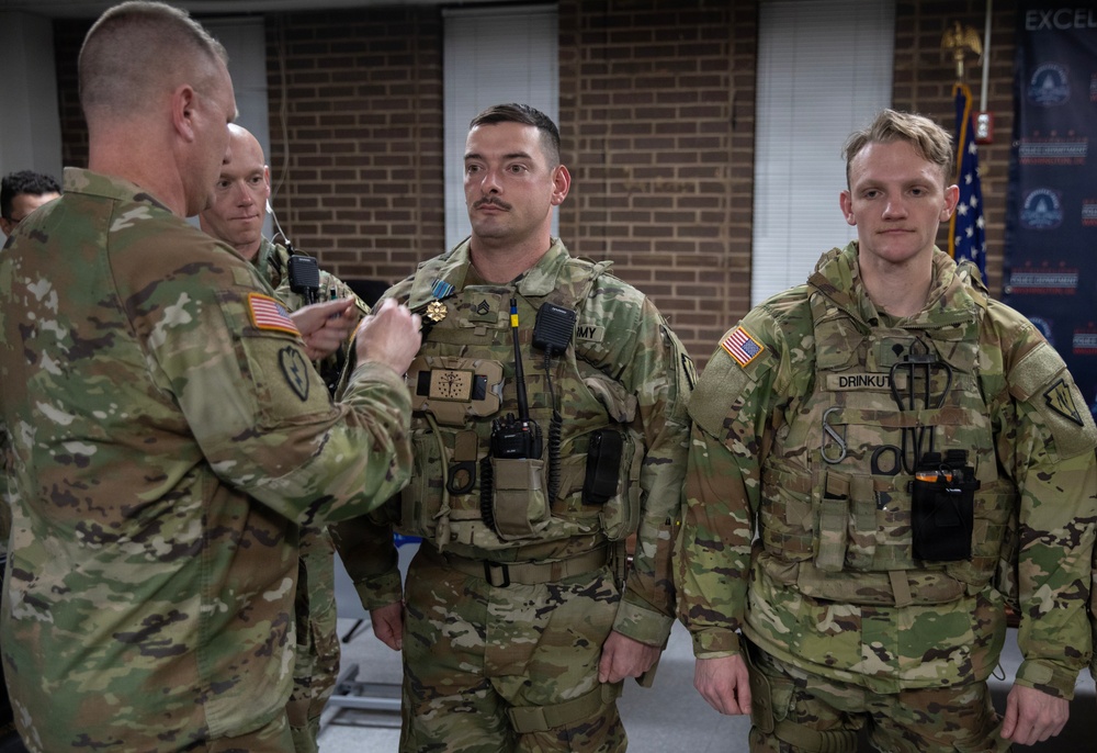 Indiana National Guardsmen Recognized for their Efforts