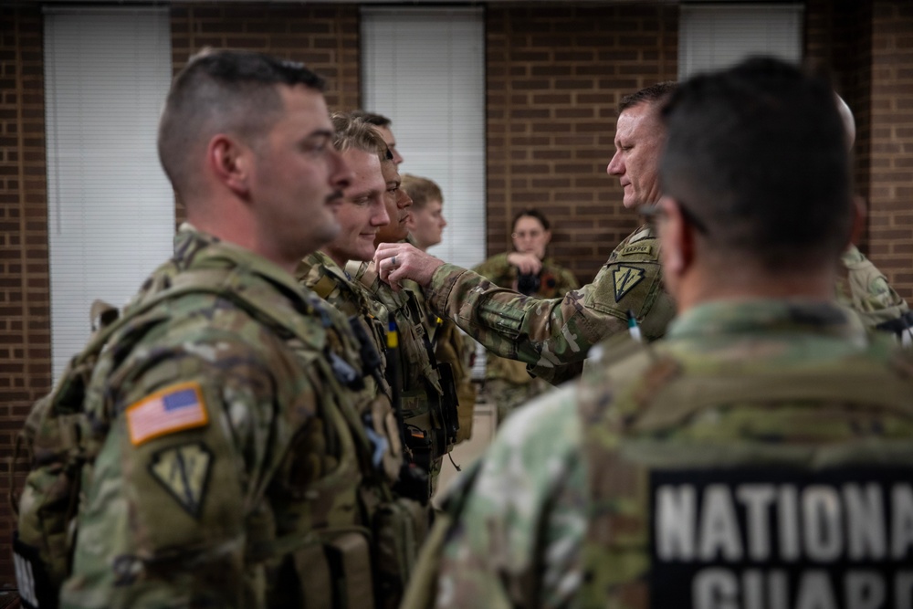 Indiana National Guardsmen Recognized for their Efforts