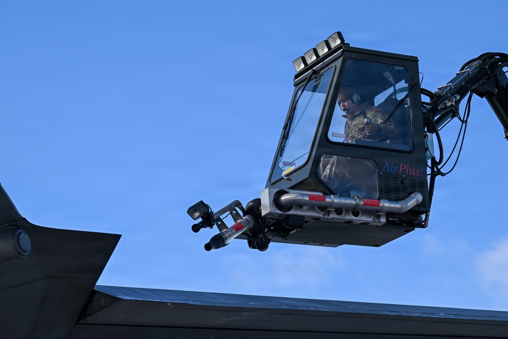 Frigid February Morning Takeoff