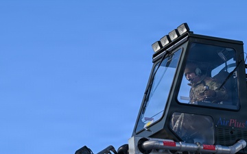 Frigid February Morning Takeoff