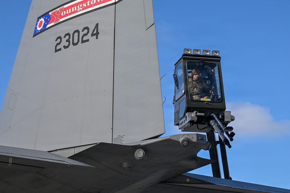 Frigid February Morning Takeoff