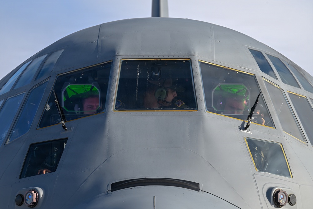 Frigid February Morning Takeoff