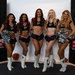 Atlanta Falcons Cheerleaders visit RAF Mildenhall