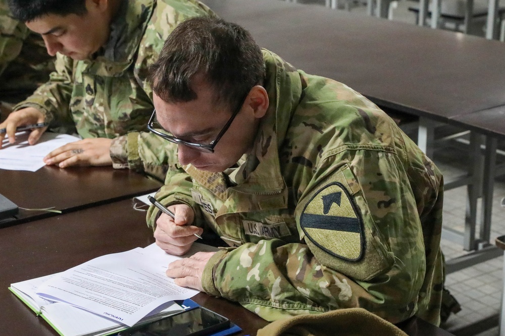 1st Cavalry Division Conducts Crane Course in Lithuania Command