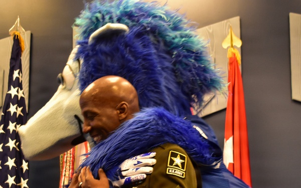 Sgt. Maj. Richard Knotts' retirement ceremony at the Pentagon's Hall of Heroes