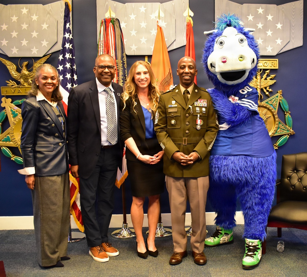 Sgt. Maj. Richard Knotts' retirement ceremony at the Pentagon's Hall of Heroes