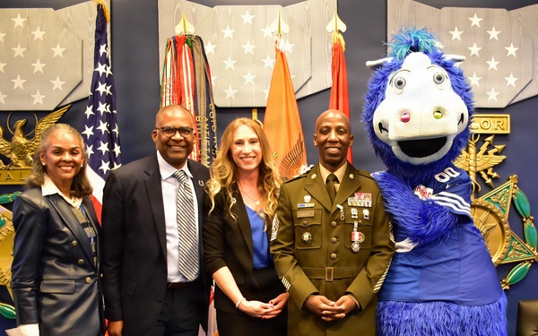 Sgt. Maj. Richard Knotts' retirement ceremony at the Pentagon's Hall of Heroes