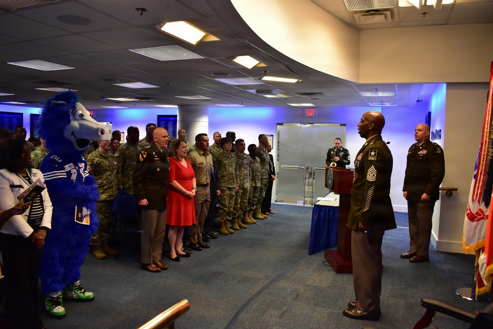 Sgt. Maj. Richard Knotts' retirement ceremony at the Pentagon's Hall of Heroes