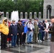 Lt. Gen. John Morrison Jr., the Army Deputy Chief of Staff, G-6, Greets Honor Flight Veterans at the WWII Memorial