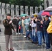 Lt. Gen. John Morrison Jr., the Army Deputy Chief of Staff, G-6, Greets Honor Flight Veterans at the WWII Memorial