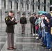Lt. Gen. John Morrison Jr., the Army Deputy Chief of Staff, G-6, Greets Honor Flight Veterans at the WWII Memorial