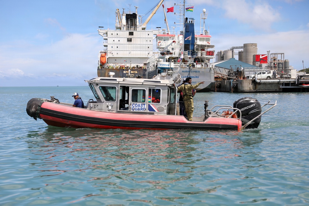 The National Coast Guard (NCG) of Mauritius conducts coxswain training