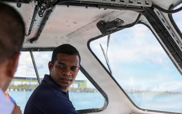 The National Coast Guard (NCG) of Mauritius conducts coxswain training