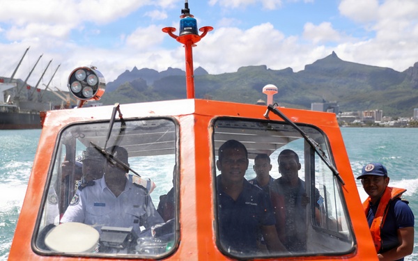 The National Coast Guard (NCG) of Mauritius conducts coxswain training