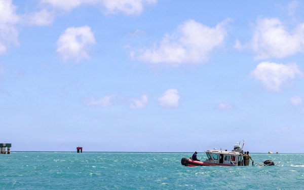 The National Coast Guard (NCG) of Mauritius conducts coxswain training