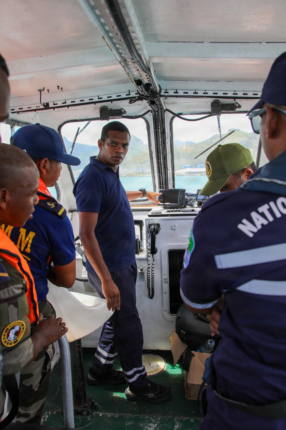 The National Coast Guard (NCG) of Mauritius conducts coxswain training