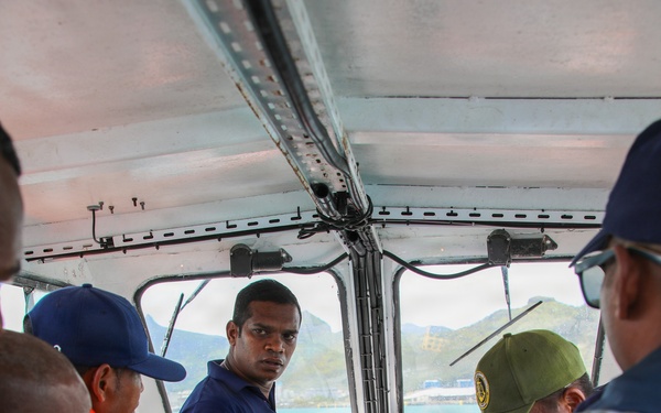The National Coast Guard (NCG) of Mauritius conducts coxswain training