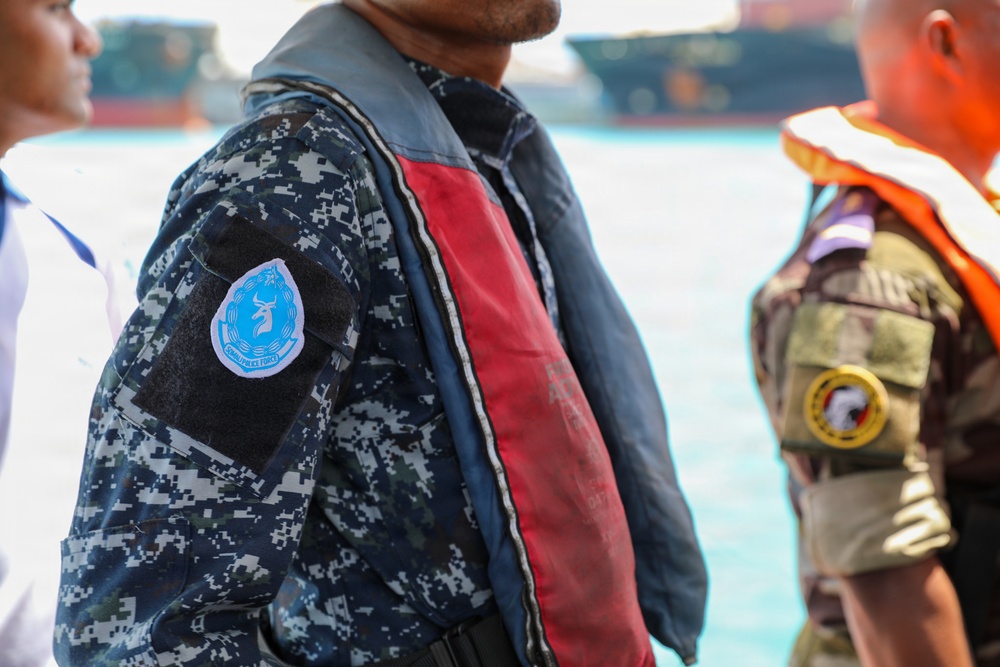 The National Coast Guard (NCG) of Mauritius conducts coxswain training