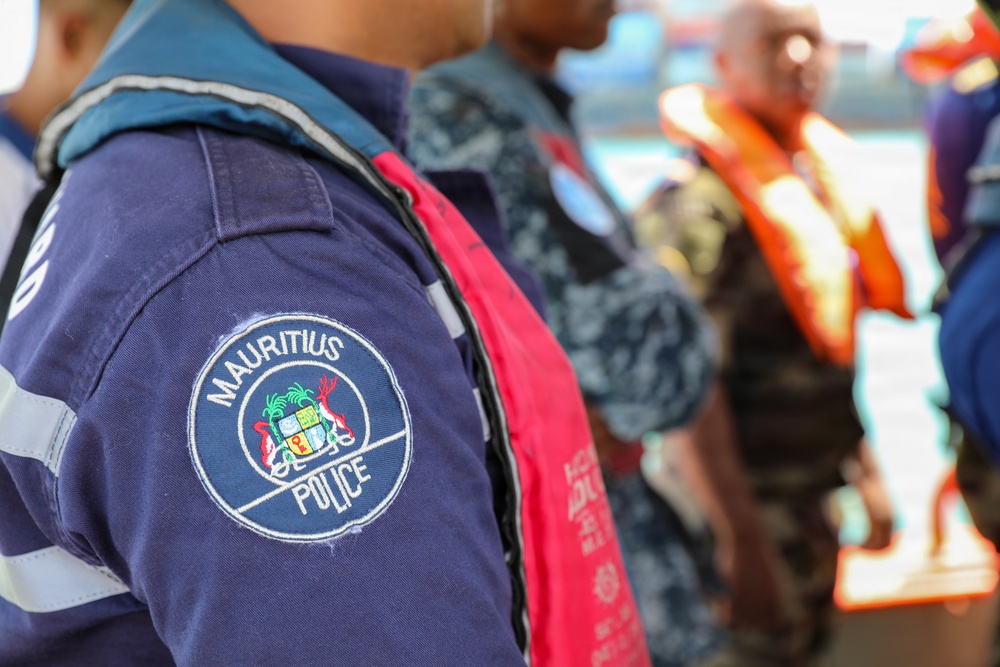 The National Coast Guard (NCG) of Mauritius conducts coxswain training