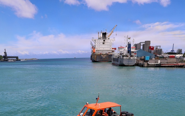 The National Coast Guard (NCG) of Mauritius conducts coxswain training