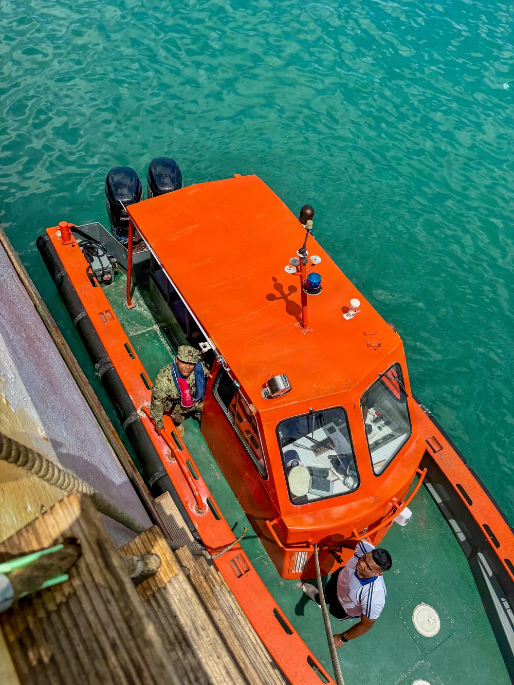 The National Coast Guard (NCG) of Mauritius conducts coxswain training