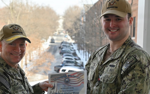 Naval District Washington Conducts Reenlistment