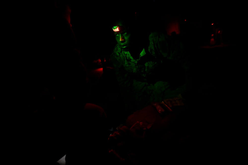 NMRTC Bethesda Tests Sailors’ Expeditionary Medical Readiness During TCCC Training