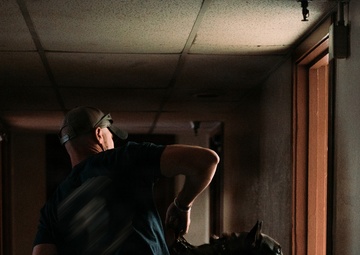 1SFG(A) military working dogs sharpen detection skills