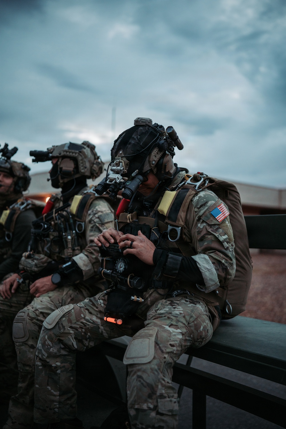 1st Special Forces Group (Airborne) Green Berets execute HALO jumps in Arizona