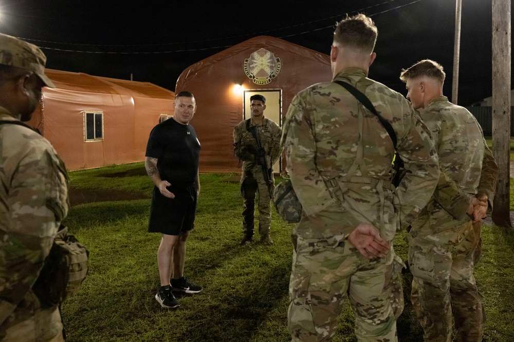 130th Engineer Brigade Best Squad Competition: 12-Mile Ruck